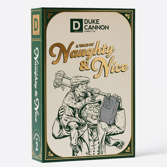 Duke Cannon Tale -of Naughty & Nice Box Set: Coal Sawtooth Midnight Swim Bourbon - Picture 2 of 4